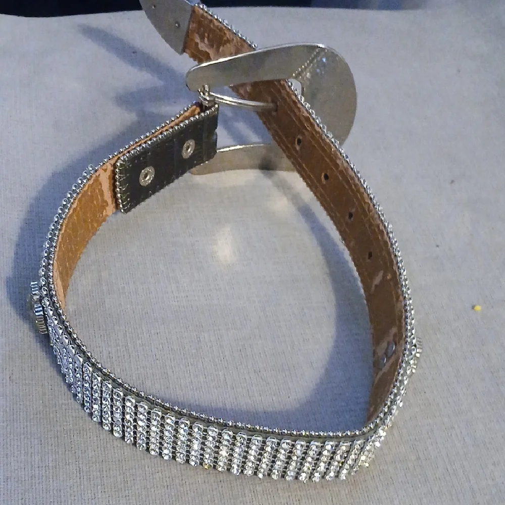 Silver cross embellished  kids Belt